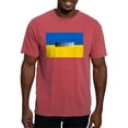 thumbnail image 1 of CafePress - National Flag Of ??????? / Ukraine High Qu T Shirt - Mens Comfort Colors Shirt, 1 of 5