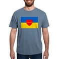 thumbnail image 1 of CafePress - National Flag Of ??????? / Ukraine High Qu T Shirt - Mens Comfort Colors Shirt, 1 of 5