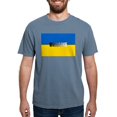 thumbnail image 1 of CafePress - National Flag Of ??????? / Ukraine High Qu T Shirt - Mens Comfort Colors Shirt, 1 of 5