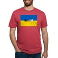 thumbnail image 1 of CafePress - National Flag Of ??????? / Ukraine High Qu T Shirt - Mens Tri-blend T-Shirt, 1 of 4