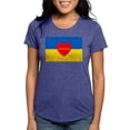 thumbnail image 1 of CafePress - National Flag Of ??????? / Ukraine High Qu T Shirt - Womens Tri-blend T-Shirt, 1 of 4