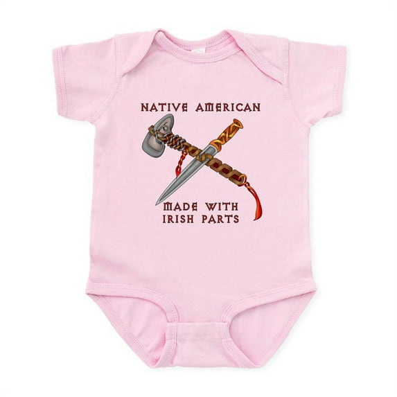 CafePress - Native American/Irish Body Suit - Baby Light Bodysuit, Size Newborn - 24 Months