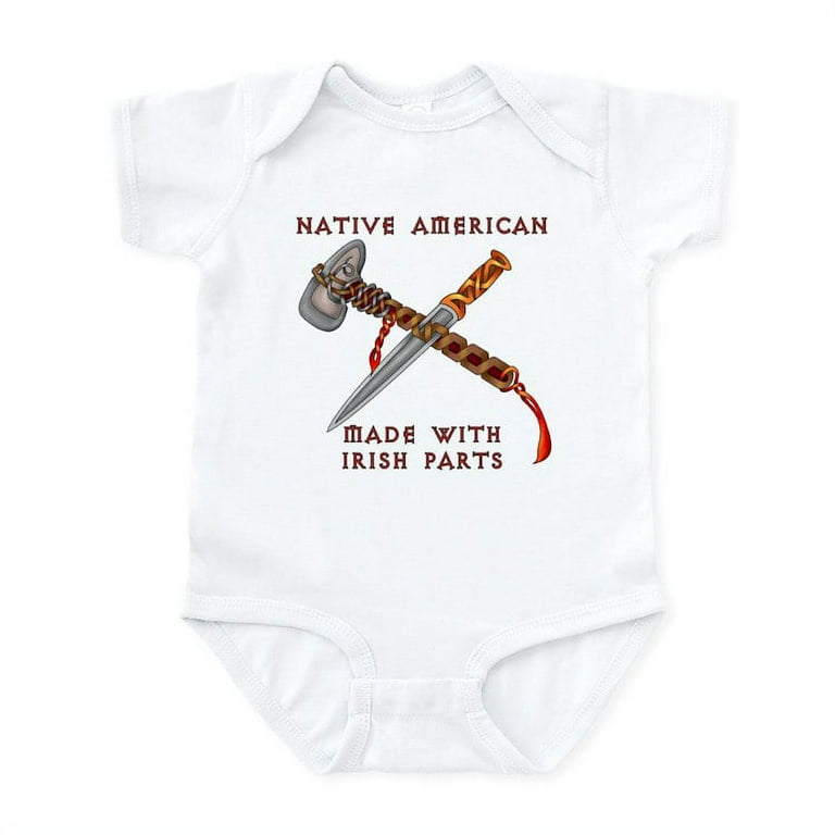 CafePress Native American/Irish Body Suit Baby Light Bodysuit