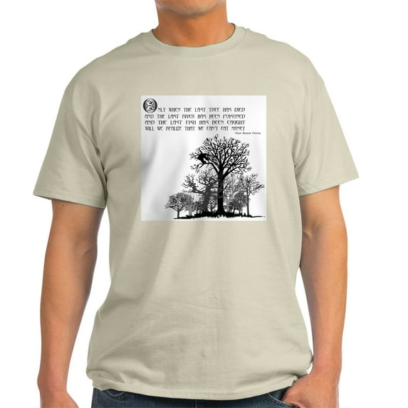 CafePress - Native American Proverb Light T Shirt - Men's Classic Graphic T-Shirt