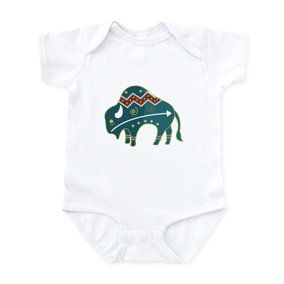 CafePress - Native Buffalo Design Infant Bodysuit - Baby Light Bodysuit, Size Newborn - 24 Months