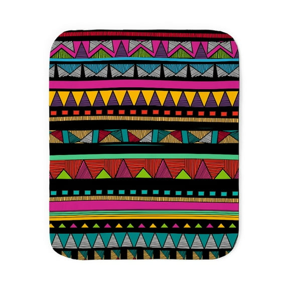 CafePress - Native Pattern - Sherpa Fleece Throw Blanket 60" x 50"