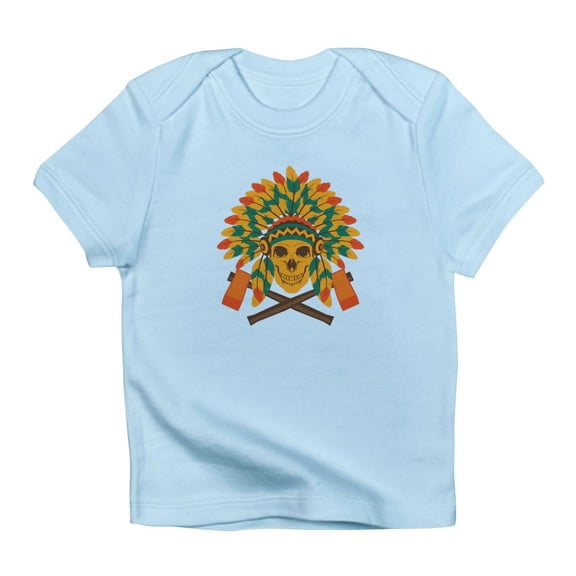 CafePress - Native Skull Headdress T Shirt - Infant T-Shirt
