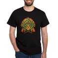 thumbnail image 1 of CafePress - Native Skull Headdress T Shirt - Men's Classic Graphic Cotton T-Shirt, 1 of 4