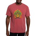 thumbnail image 1 of CafePress - Native Skull Headdress T Shirt - Mens Comfort Colors Shirt, 1 of 5