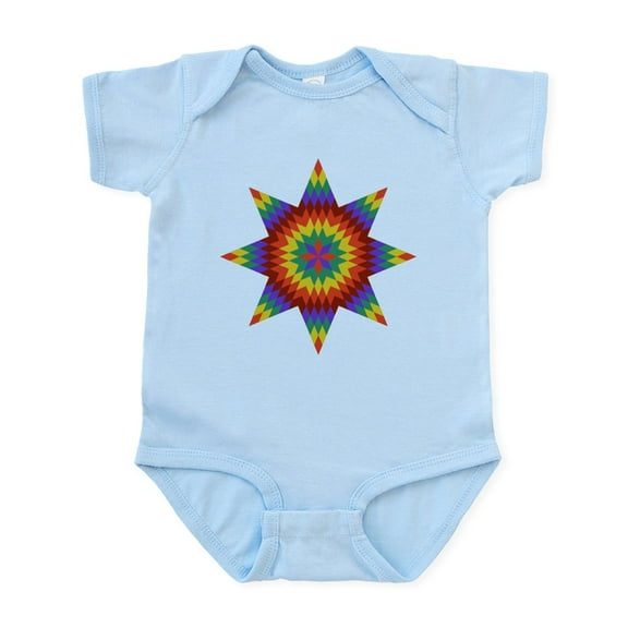 CafePress - Native Stars Infant Bodysuit - Baby Light Bodysuit, Size Newborn - 24 Months