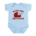 thumbnail image 1 of CafePress - Natural Born Darts Player Infant Bodysuit - Baby Light Bodysuit, Size Newborn - 24 Months, 1 of 4