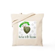 CafePress - Nature Is My Religion Tote Bag - Unisex Canvas Tote Bag, Beige, 1-Piece