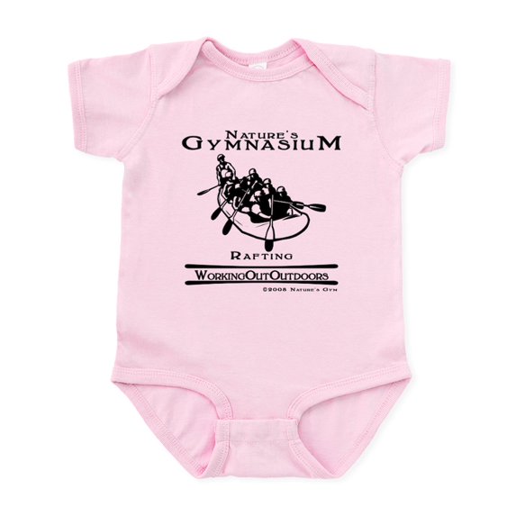 CafePress - Nature's Gym Rafting Infant Bodysuit - Baby Light Bodysuit, Size Newborn - 24 Months