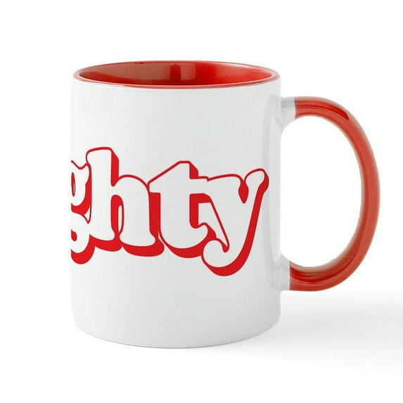 CafePress - Naughty - 11 oz Ceramic Mug - Novelty Coffee Tea Cup