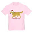 thumbnail image 1 of CafePress - Naughty Christmas Golden Retriever T Shirt - Light T-Shirt Kids XS-XL, 1 of 4