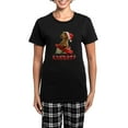 thumbnail image 1 of CafePress - Naughty Dachshund Women's Dark Pajamas - Women's Short Sleeve Print T-Shirt and Pants Dark Cotton Pajama Set, 1 of 7