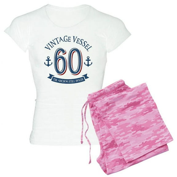 CafePress - Nautical 60Th Birthday - Women's Light Pajamas