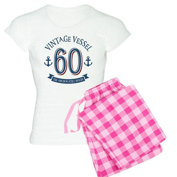 CafePress - Nautical 60Th Birthday - Women's Light Pajamas