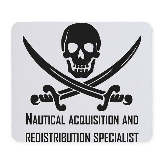 CafePress - Nautical Acquisition Specialist Mousepad - Non-slip Rubber Mousepad, Gaming Mouse Pad
