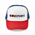 thumbnail image 1 of CafePress - Nautical Bermuda - Adjustable Unisex Printed Trucker Hat with Mesh Back, 1 of 10
