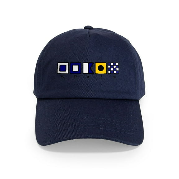 CafePress - Nautical Spain Cap - Adjustable 100% Brushed Unisex Casual Cotton Baseball Cap, Beige, 1