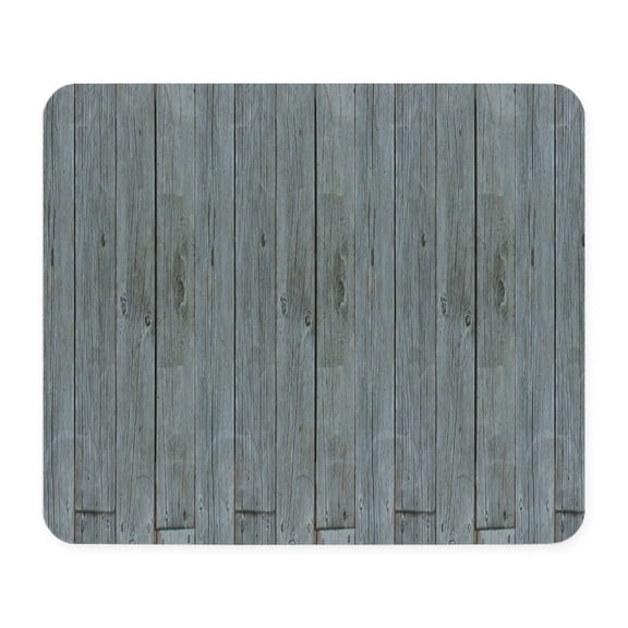 CafePress - Nautical Teal Beach Drift Wood Mousepad - Non-slip Rubber Mousepad, Gaming Mouse Pad