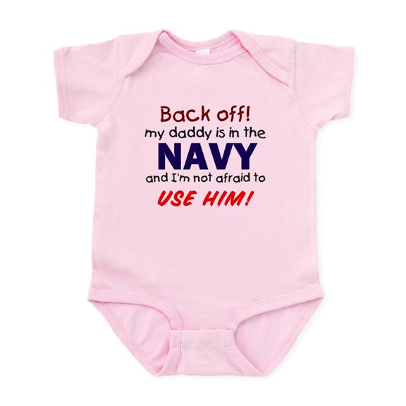CafePress - Navy Daddy Infant Bodysuit - Baby Light Bodysuit, Size Newborn - 24 Months