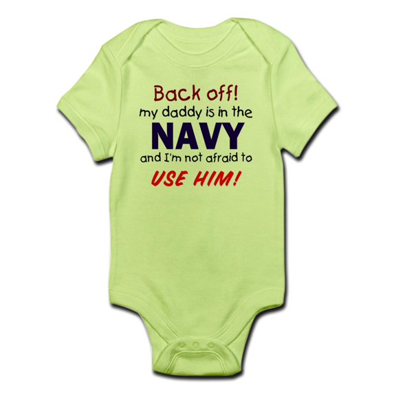 CafePress - Navy Daddy Infant Bodysuit - Baby Light Bodysuit