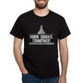 thumbnail image 1 of CafePress - Navy Honor Courage Commitment Dark T Shirt - Men's Classic Graphic Cotton T-Shirt, 1 of 4