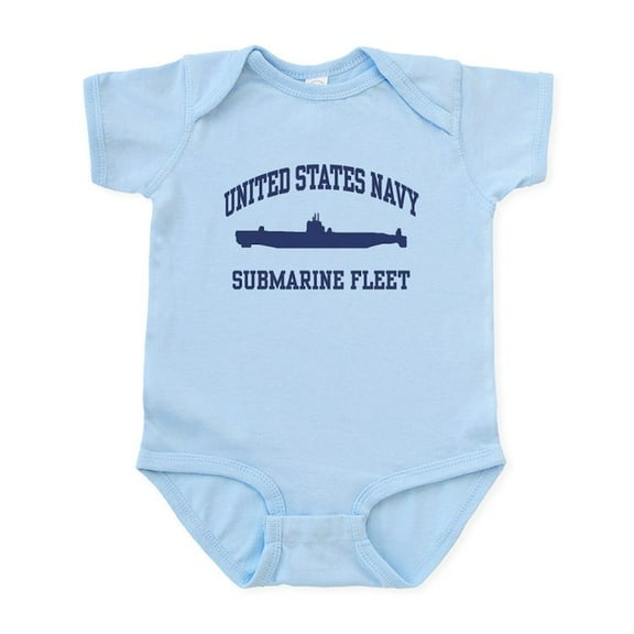 CafePress - Navy Submarine Infant Bodysuit - Baby Light Bodysuit, Size Newborn - 24 Months