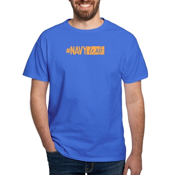 CafePress - #Navywife Dark T Shirt - Men's Classic Graphic Cotton T-Shirt