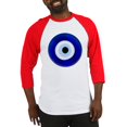 thumbnail image 1 of CafePress - Nazar Amulet Evil Eye Protection Baseball Jersey - Cotton Baseball Jersey, 3/4 Raglan Sleeve Shirt, 1 of 4
