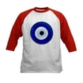 thumbnail image 1 of CafePress - Nazar Amulet Evil Eye Protection Baseball Jersey - Kids Cotton Baseball Jersey, 3/4 Sleeve Shirt, 1 of 4