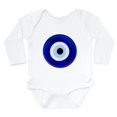 thumbnail image 1 of CafePress - Nazar Amulet Evil Eye Protection Body Suit - Long Sleeve Cotton Baby Bodysuit, 1 of 4