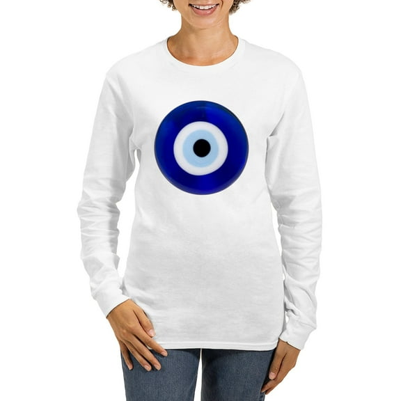 CafePress - Nazar Amulet Evil Eye Protection Long Sleeve T Shi - Women's Long Sleeve Graphic Casual T-Shirt