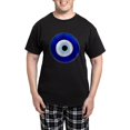 thumbnail image 1 of CafePress - Nazar Amulet Evil Eye Protection Pajamas - Men's Dark Loose Fit Cotton Pajama Set, 1 of 7