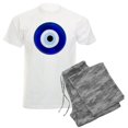 thumbnail image 1 of CafePress - Nazar Amulet Evil Eye Protection Pajamas - Men's Light Loose Fit Cotton Pajama Set, 1 of 7