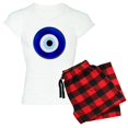 thumbnail image 1 of CafePress - Nazar Amulet Evil Eye Protection Pajamas - Women's Light Pajamas, 1 of 4