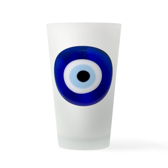 CafePress - Nazar Amulet Evil Eye Protection - Pint Glass, Drinking Glass, 16 oz. CafePress