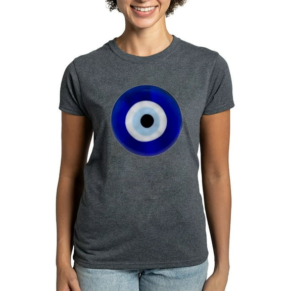 CafePress - Nazar Amulet Evil Eye Protection T Shirt - Women's Traditional Fit Dark T-Shirt