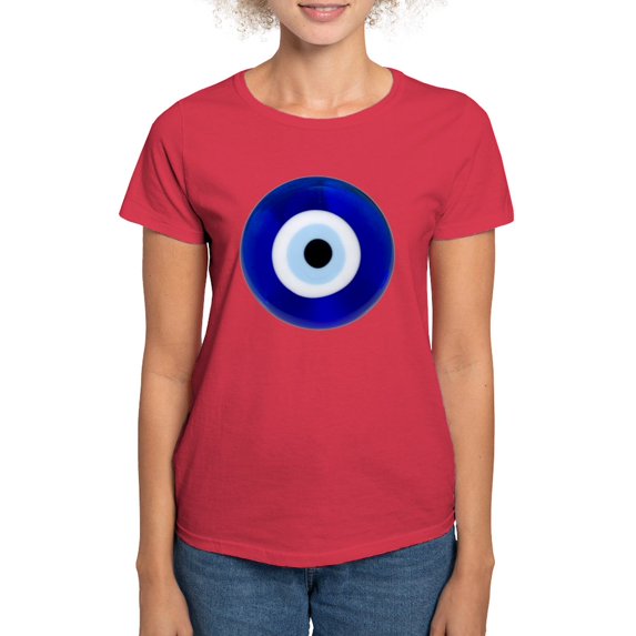 CafePress - Nazar Amulet Evil Eye Protection T Shirt - Women's Traditional Fit Dark T-Shirt
