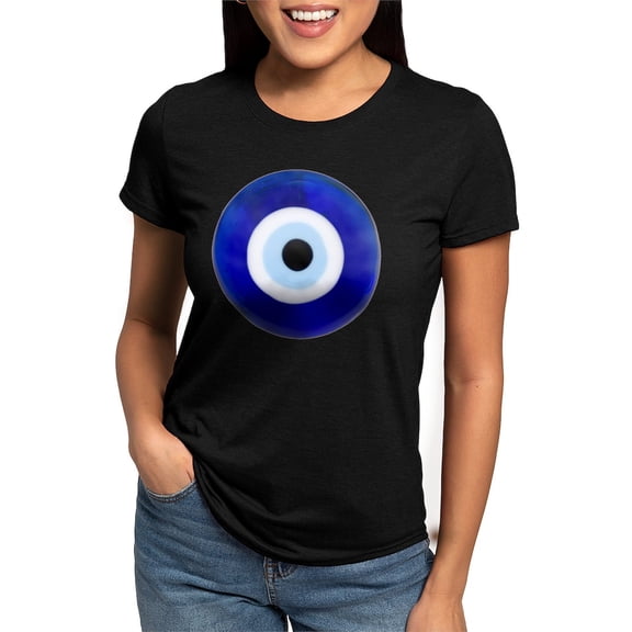 CafePress - Nazar Amulet Evil Eye Protection T Shirt - Womens Tri-blend T-Shirt