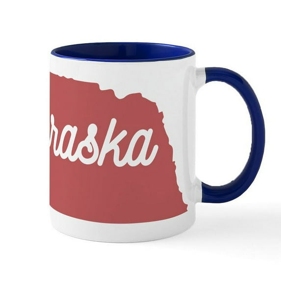 CafePress - Nebraska - 11 oz Ceramic Mug - Novelty Coffee Tea Cup