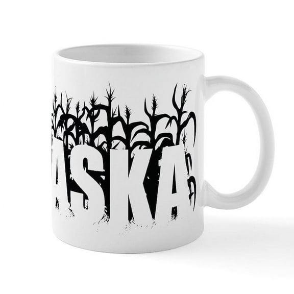 CafePress - Nebraska Corn Field Mug - 11 oz Ceramic Mug - Novelty Coffee Tea Cup
