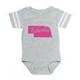 thumbnail image 1 of CafePress - Nebraska - Cute Infant Baby Football Bodysuit, 1 of 3