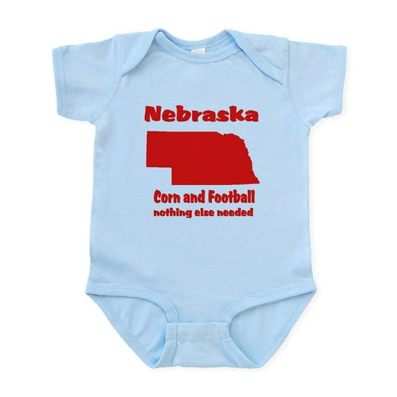 CafePress - Nebraska Football Infant Bodysuit - Baby Light Bodysuit, Size Newborn - 24 Months