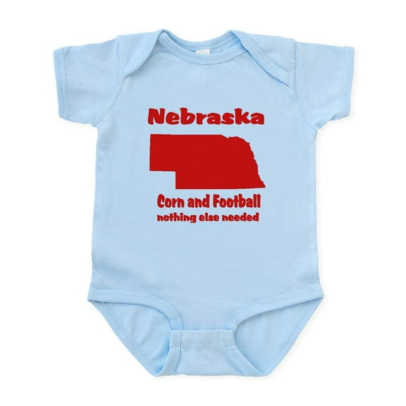 CafePress - Nebraska Football Infant Bodysuit - Baby Light Bodysuit, Size Newborn - 24 Months