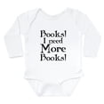 thumbnail image 1 of CafePress - Need More Books Fixed Folka Body Suit - Long Sleeve Cotton Baby Bodysuit, 1 of 4