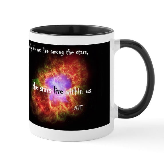 CafePress - Neil Degrasse Tyson's Stardust Mug - 11 oz Ceramic Mug - Novelty Coffee Tea Cup