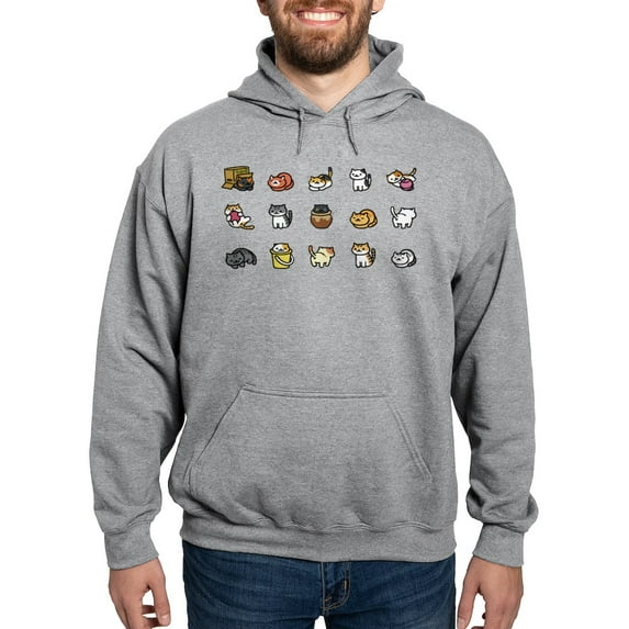 CafePress - Neko Atsume Jumper Hoody - Pullover Hoodie, Hooded Sweatshirt